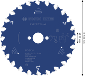 BoschEXPERT 木工圆锯片 140mm 24 齿。